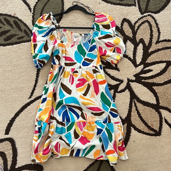 Tabitha Brown for Target Women's Botanical Print Puff
Sleeve Mini Dress small - Picture 2 of 6